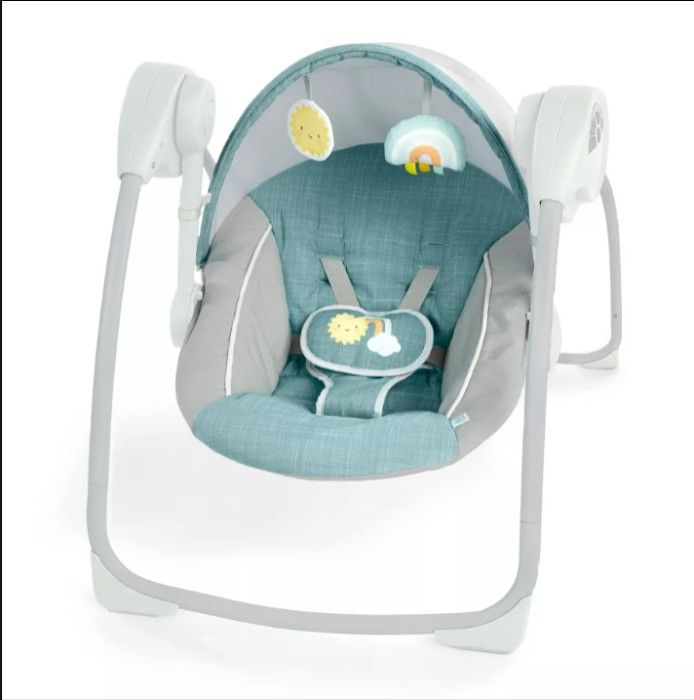 Ingenuity Sun Valley Canopy Portable Swing - Teal