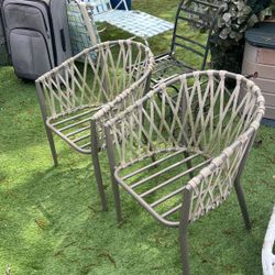 designer outdoor chair set