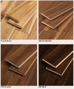 Solid Acacia Flooring - 5/8" x 4.3" x 12"- 48" - Dusky