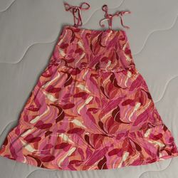 Funky & Vibrant Pink Patterned Serra Dress