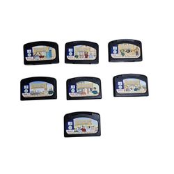 Leap Frog Quantym Pad Sed De Saber Construction Edition Set Of 7 Cartridges Work