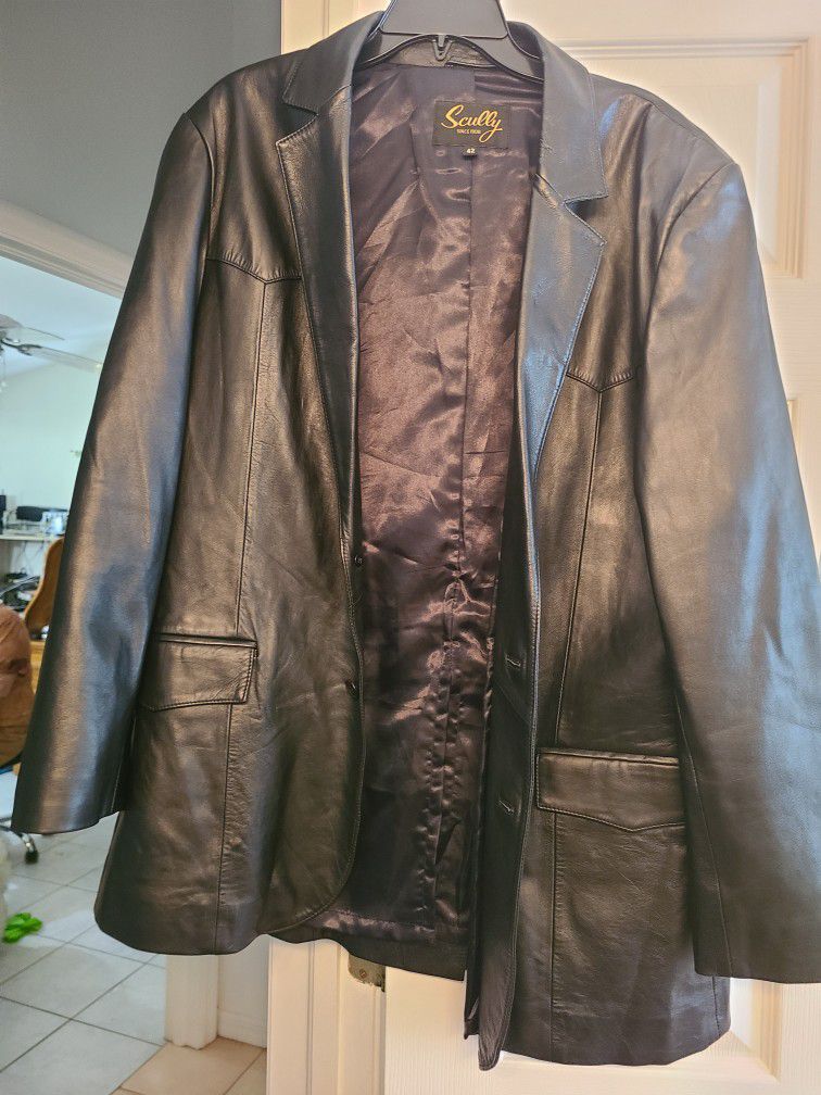 Man's Leather Dress Jacket
