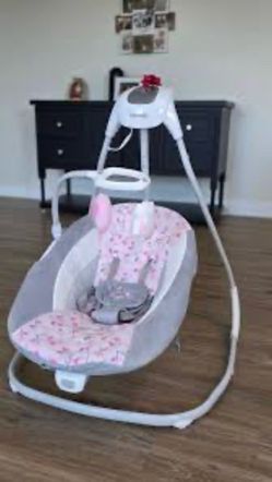 Ingenuity SimpleComfort Baby Swing Pink Cassidy - Works Great
