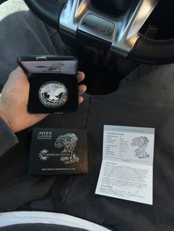 2025 Laser Engraved American Eagle One Ounce Silver Proof Coin