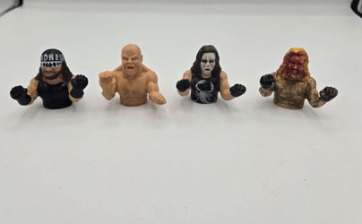 WWE Mini Wrestling Figure Set of 4