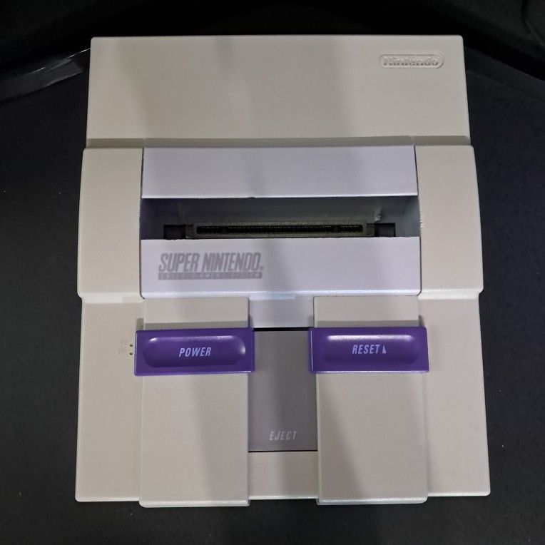 Original Snes + 2x Controllers (No Game)