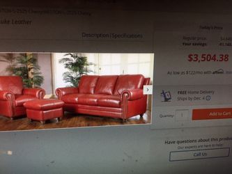 Sofa Express leather sofa sharp looking and comfy