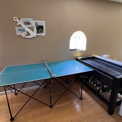 Ping Pong Table/ Foosball Table-$25 Each Price Is Firm