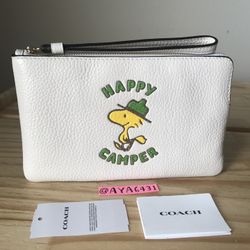 Coach X Peanuts Large Wristlet 