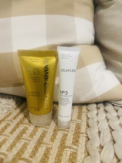 New Miriam Quevedo Sublime Gold Luminous Shampoo 50 mL Olaplex No3 20mL