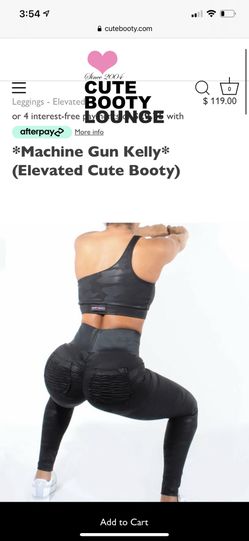 Scrunch Butt Leggings In Black Camo