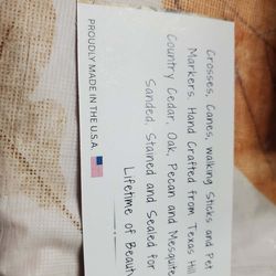 Crosses, Canes, Walking Sticks and Unique Wood Art