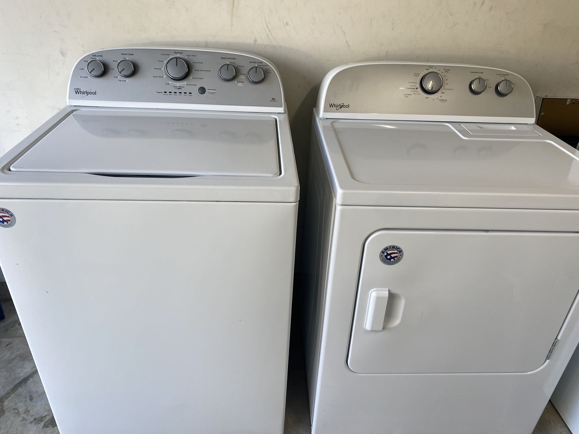 Whirlpool Washer And Dryer Set