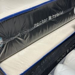 Nectar Premier Copper Memory Foam Queen size mattress 14” inches $229 only  Close out deals