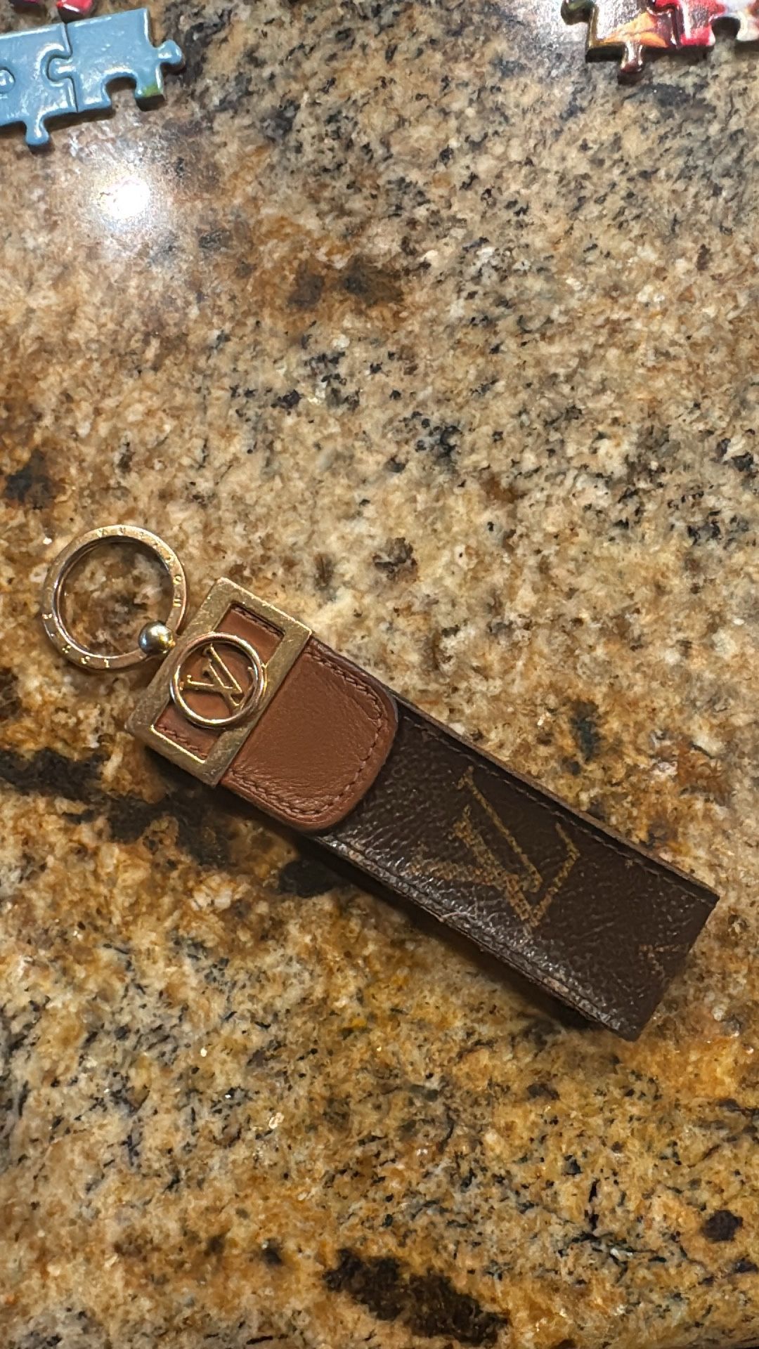 Authentic Louis Vuitton Dauphine Keychain