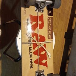 RAW rolling papers skateboard