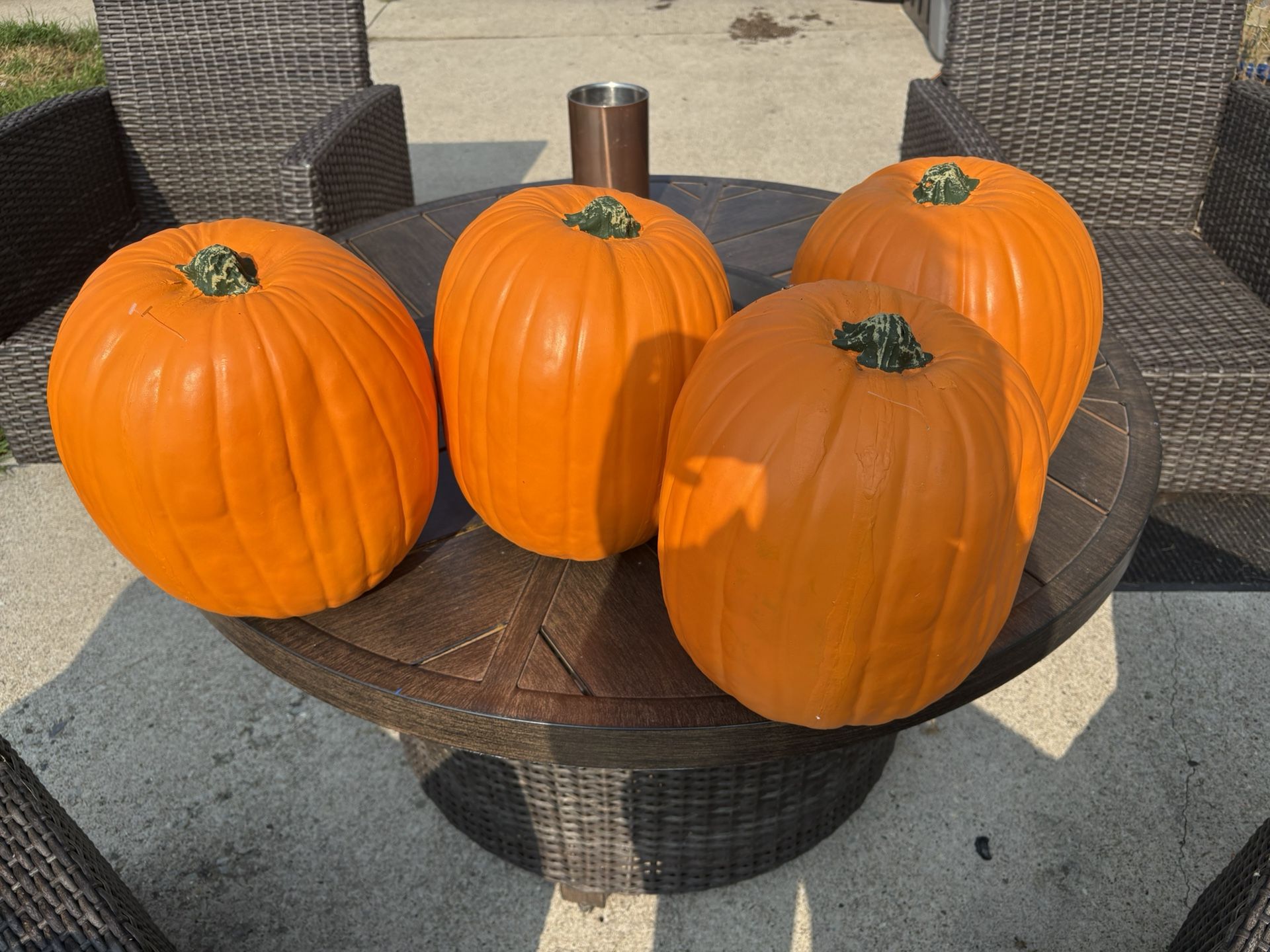 Faux Vintage Pumpkin Set