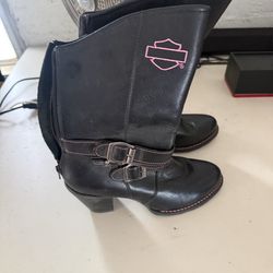 Harley-Davidson® Women's Maddison 9-Inch Black boot.