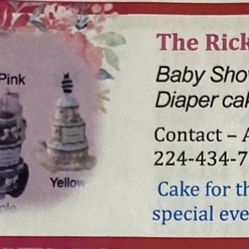 Baby Shower Diaper Cakes