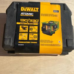 Dewalt.   Green Laser. 130/330. 20. V. Max.   3X 330*.  DCLE 34031B. Tool Only 