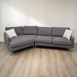 GREY SECTIONAL COUCH SOFA