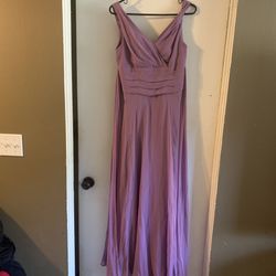 David’s bridal dress size 4 color wisteria