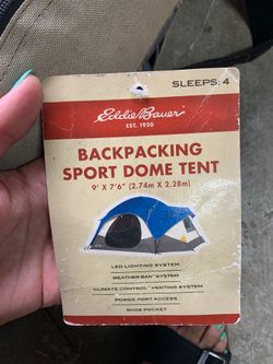 4 person backpacking dome tent