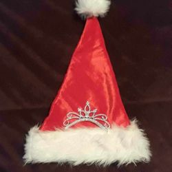 Christmas hat with princess tiara PRICE IS FIRM