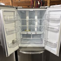 LG Counter Depth French Door Refrigerator – New – $999