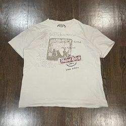 Vintage Cream Hard Rock Shirt