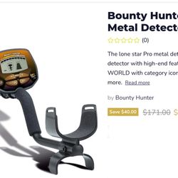 Bounty Hunter Lone Star Metal Detector