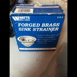 Forged Brass Sink, Strainer, Complete Assembly, And Other Miscellaneous Sink Related