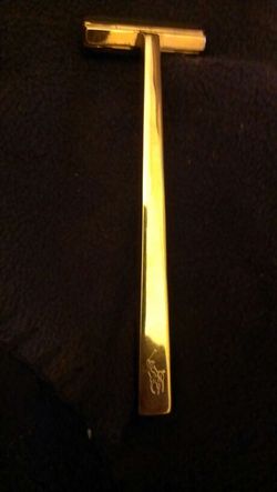 Vintage Ralph Lauren Gold Tone Razor
