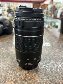 Canon 75-300mm lens