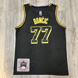 La Lakers Doncic Black Mamba Jersey 