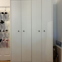 IKEA Idanas White Wardrobe Closet