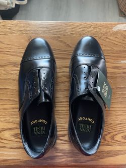 Nunn Bush Comfort Black Dress Shoes