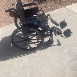 Wheelchair New Large 20” Seat And 300 Lb Capacity 