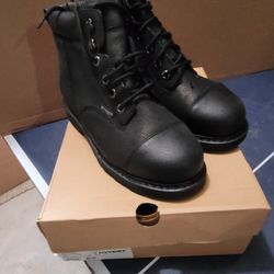 6" BOOTS WITH STEEL TOE EH BLACK 