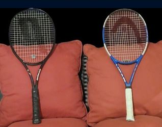 2 tennis rackets