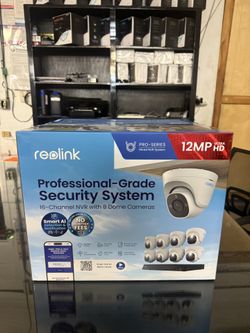 New Security Cameras Reolink With 8 Cameras And 16 Channels 