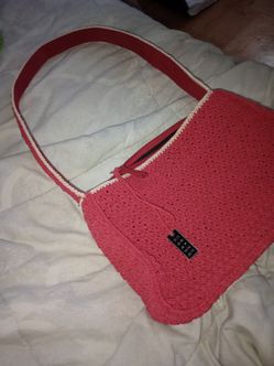 Red mesh purse 👜