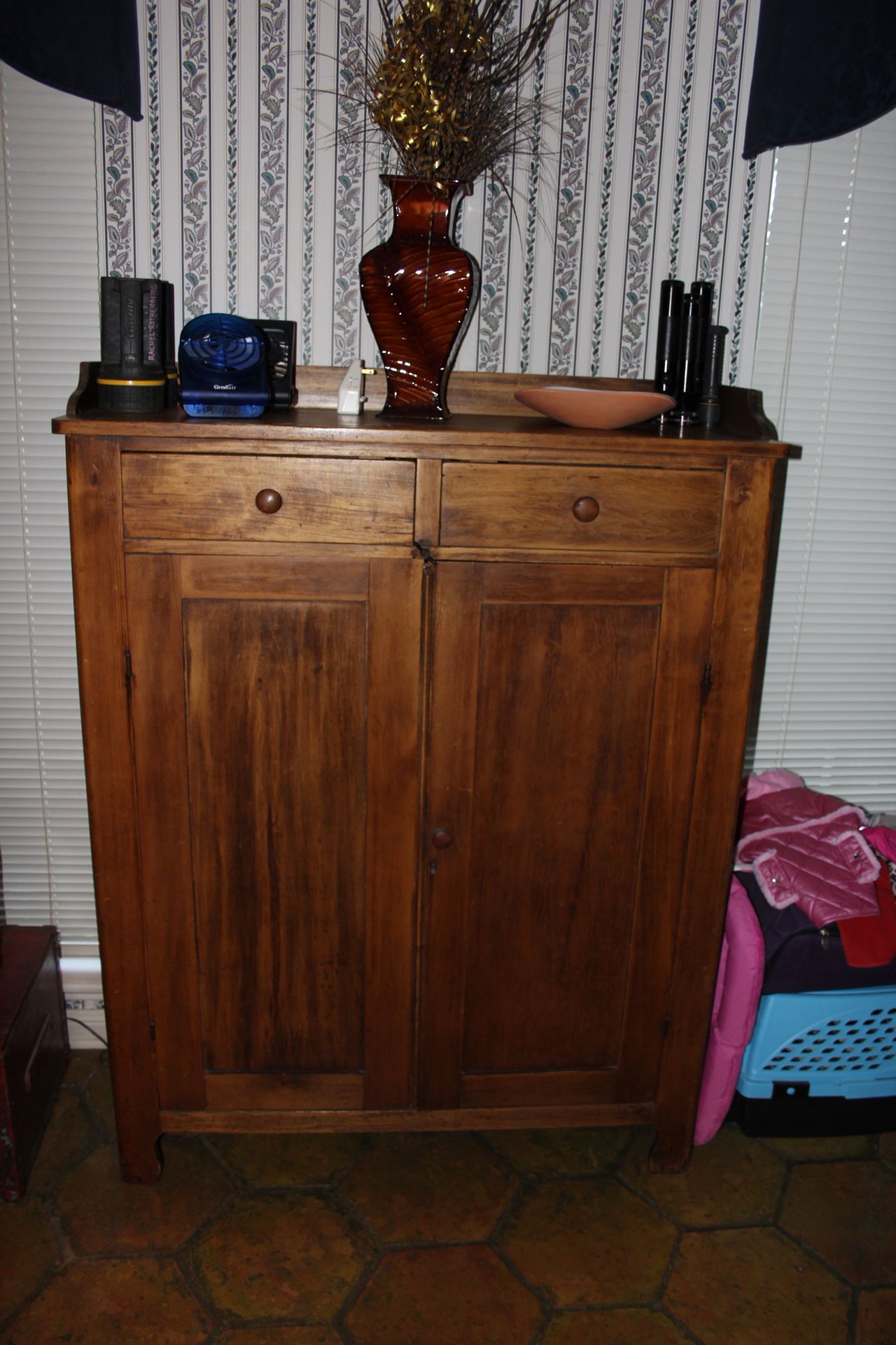 1880 Antique Pine Jelly Cabinet