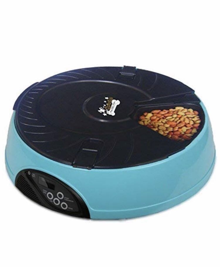 6 meal automatic pet feeder