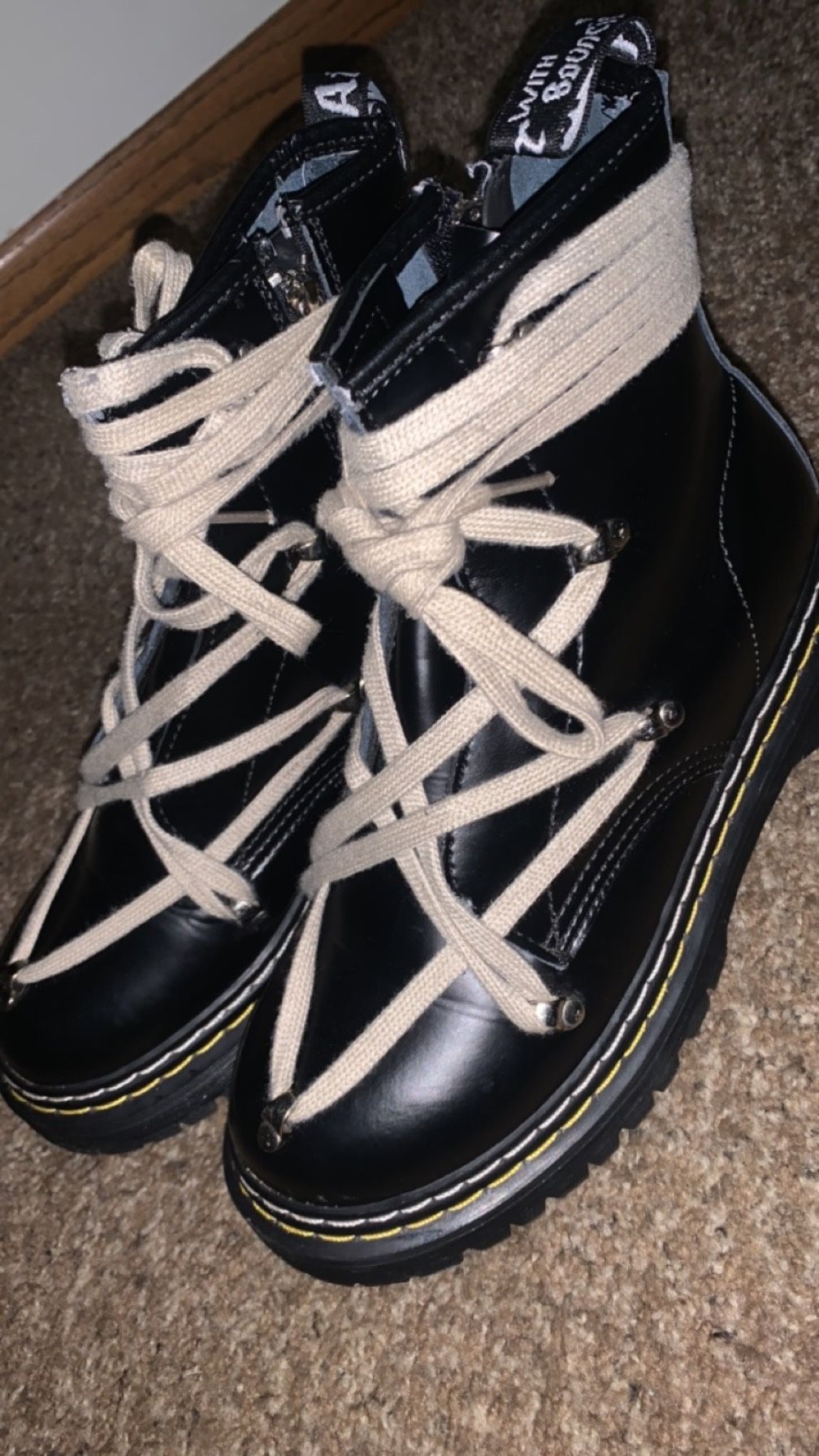 Dr.Martens Rick Owens Boots (Size 8.5) $150