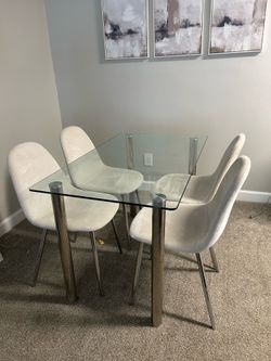 Glass Dining Set