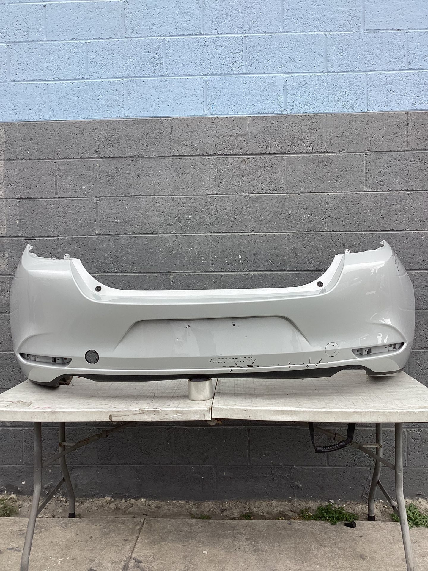 1019 - 2020 Mazda 3 Sedan Rear Bumper Cover Oem