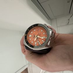 Title Seiko Orange dial GMT Watch (SSK005)