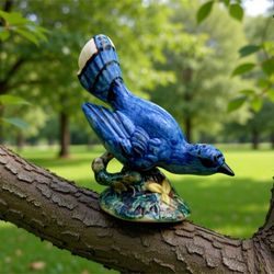 Vintage Stangl Pottery Bird Statue Bluebird 3276 