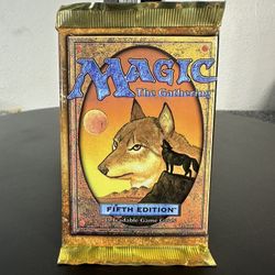 Magic The Gathering Fifth Edition Booster Pack Factory Sealed MTG- 1997